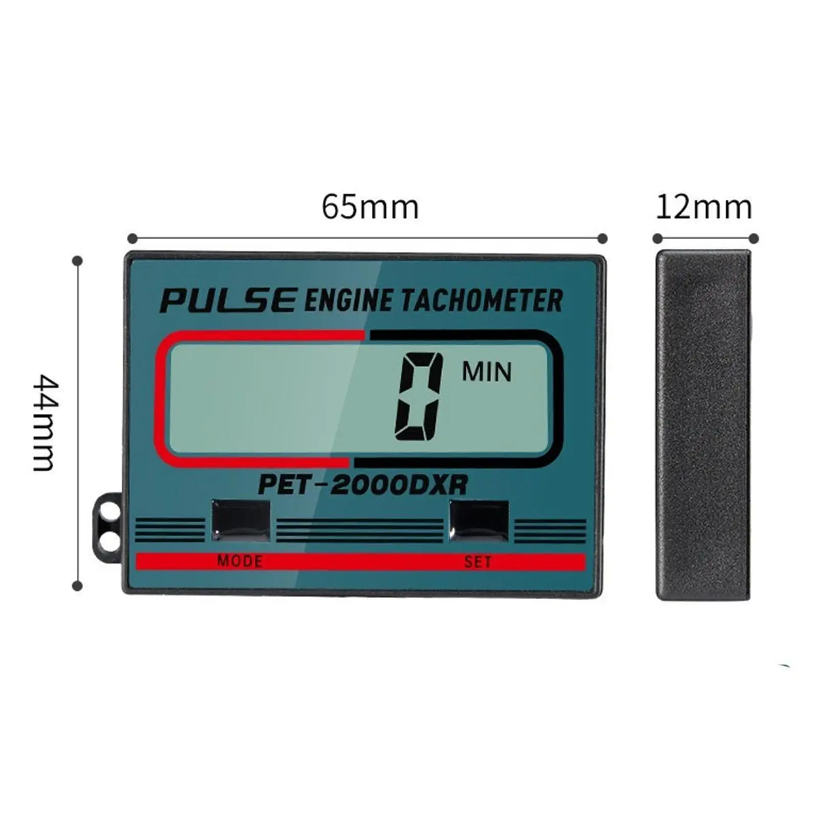 Digital Chainsaw Tachometer RPM Meter Waterproof Motorcycle Tachometer Speedometer Hour Meter for Motorcycle Snowmobile Boat
