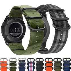 18mm 20mm 22mm 24mm Nylon Fabric Watch Bands Sport Strap For Samsung Galaxy Watch 3 Band Bands Amazfit GTR GTS Huawei GT2