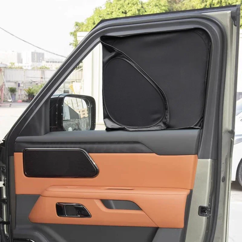 

Автомобильный черный оконный солнцезащитный козырек с защитой от УФ-лучей, теплоизоляция ROX 01 JISHI 2021-настоящее время, автоматическая защитная крышка, аксессуар для интерьера