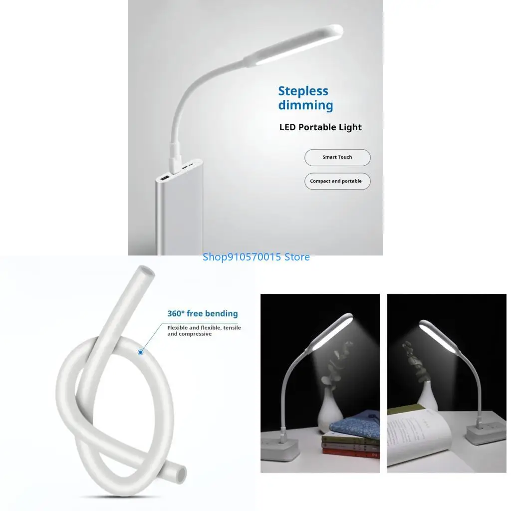 B95C Soft Eye Care USB Light With Bendable 3 Color For Laptop And Study Desk Lamp