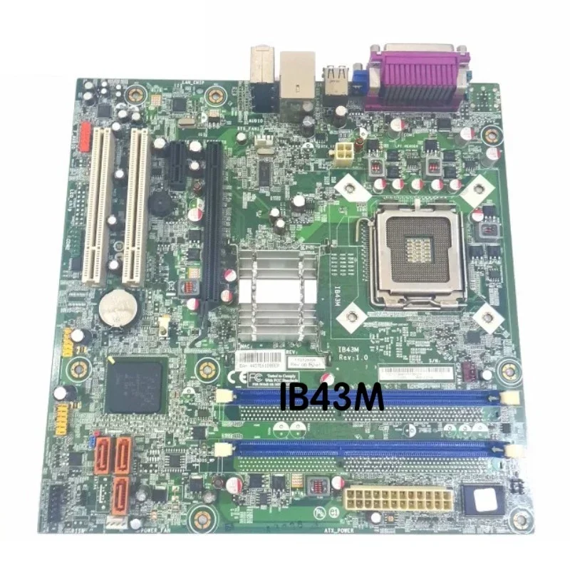 

For Lenovo T4999D M6600N A4600t M4660D Desktop Motherboard IB43M LGA 775 DDR3 Mainboard 100% Tested OK Fully Work Free Shipping