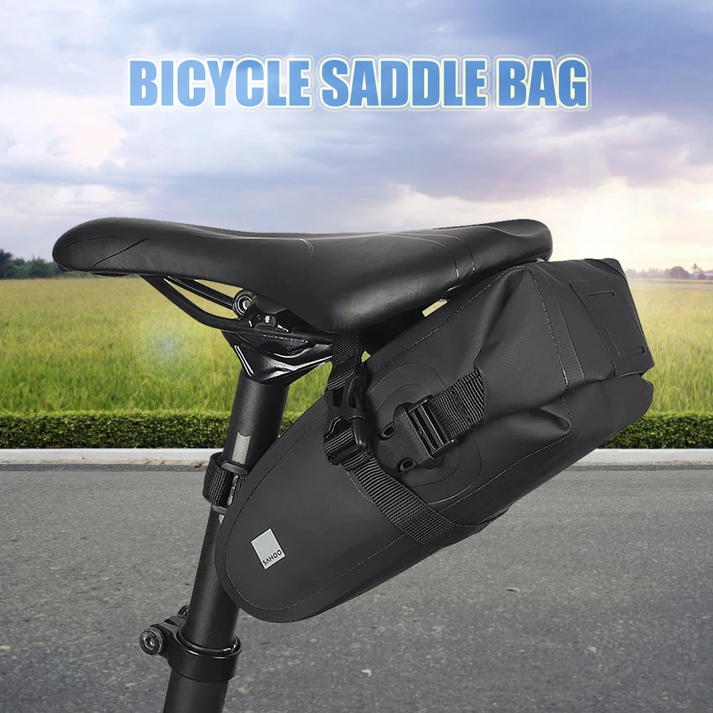 Bicycle Saddle Bag Cycling Rear Seat Post Bag Large Capacity Tail Rear Bag MTB Road Bike Bicycle Storage Bags Bike Accessory