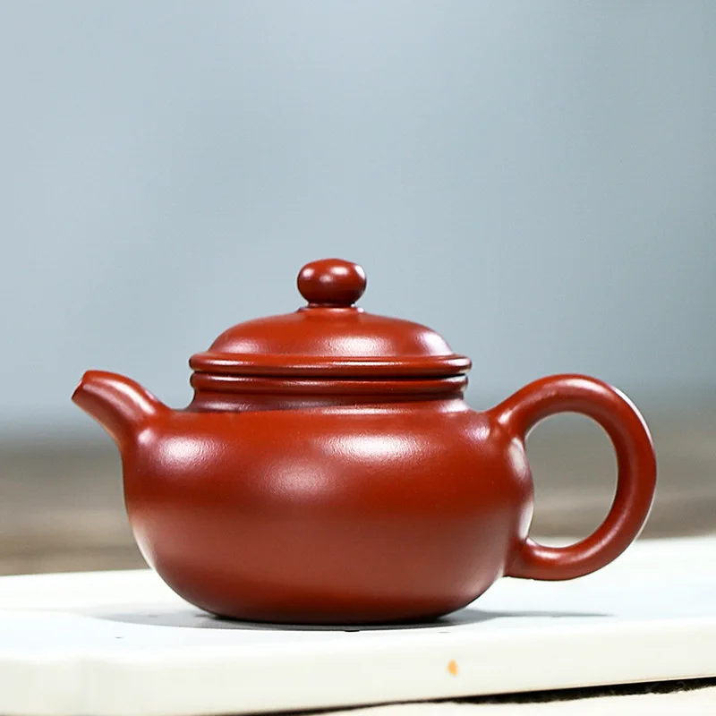 

120CC Yixing Purple Clay Teapots Ball Hole Filter Tea Pot Beauty Kettle Raw ore Handmade Tea Set Zisha Customized Authentic