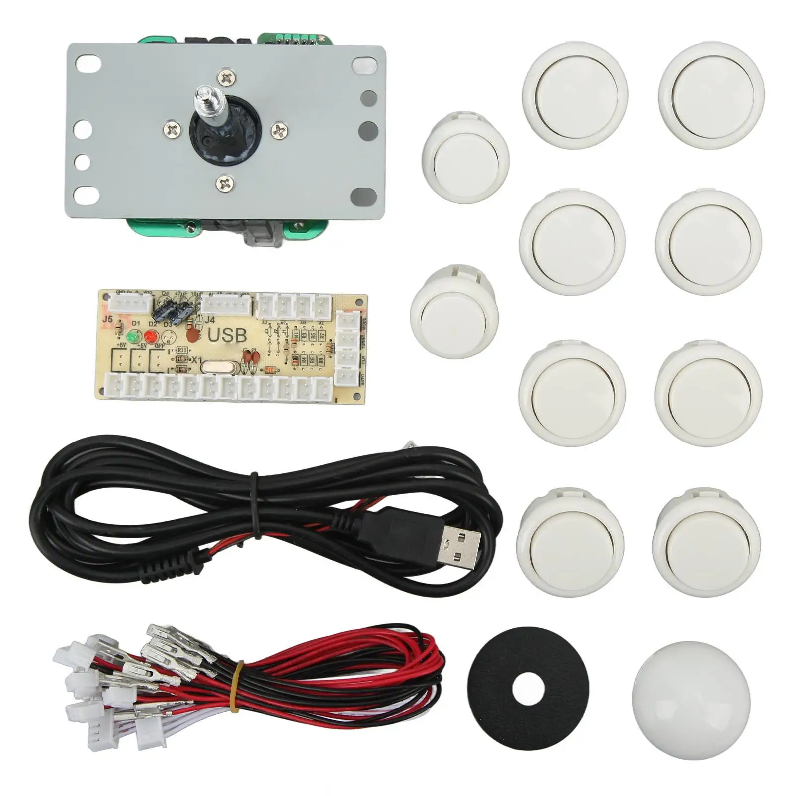 DIY for arcade Joystick Kit - Metal & ABS Components for Ultimate Gaming Experience