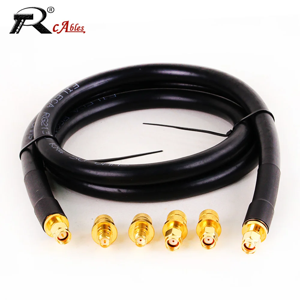 RF Coaxial RG213 Cable SMA to SMA Jumper Pigtail Radio WIFI Extension Cable 50Ohm Cellular Amplifier Cell Phone Signal Booster
