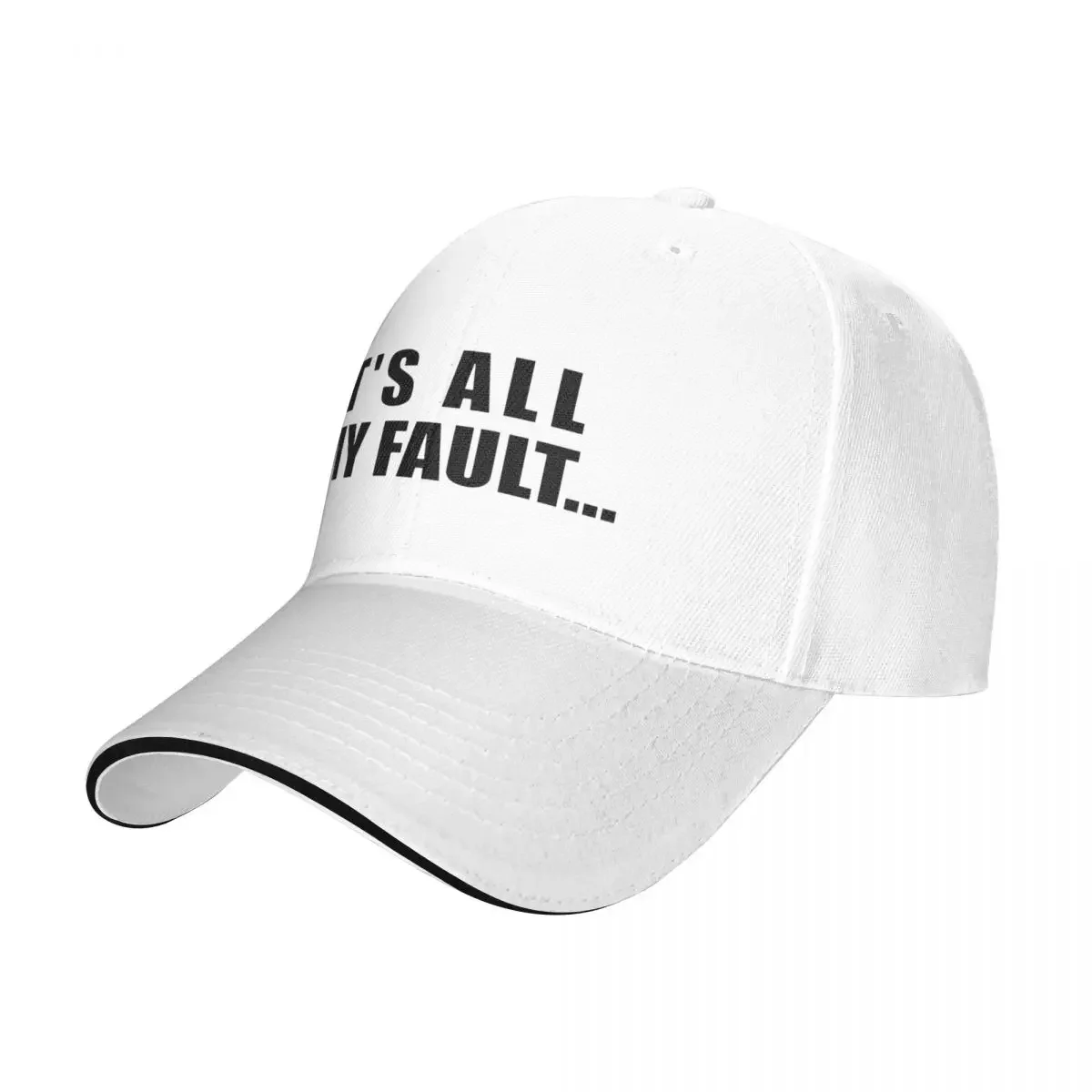 It's All My Fault... For All Who Accept The Blame! Great Co-worker Gag Gift Baseball Cap Brand Man cap Women's Beach Visor Men's