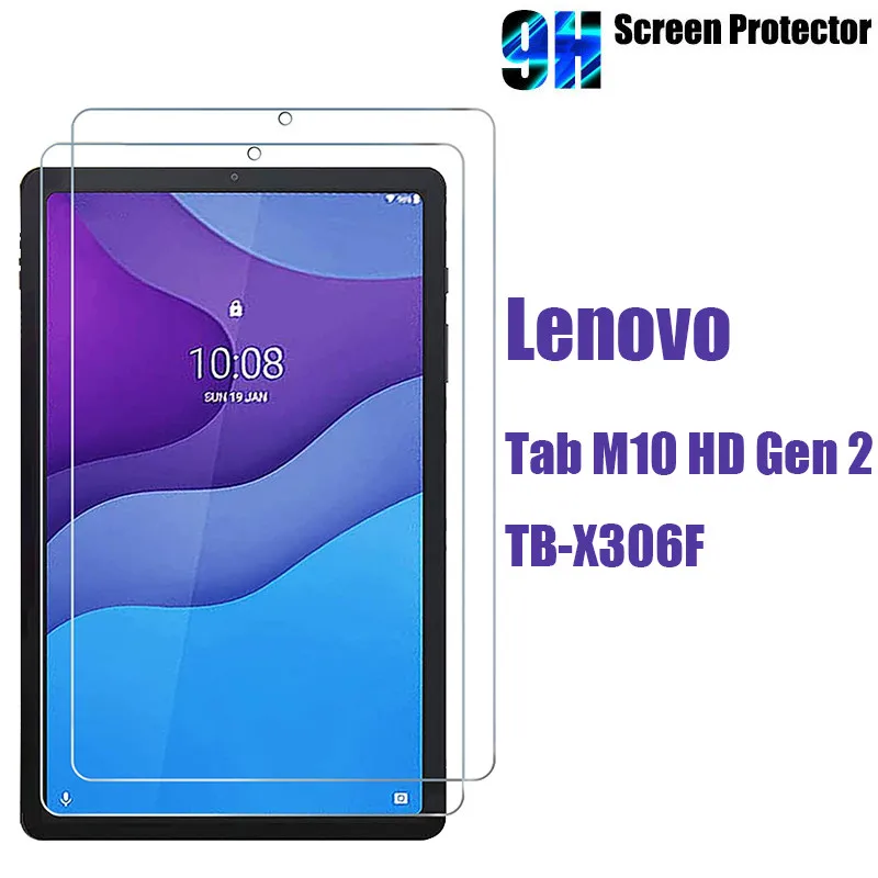 For Lenovo Tab M10 HD 2nd Gen 10.1 inch TB-X306F X306X Screen Protective Film Anti-Scratch 9H Hardness Tablet Tempered Glass