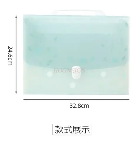 A4 multi-layer folder, student hand-held organizer, large capacity file bag, office storage bag