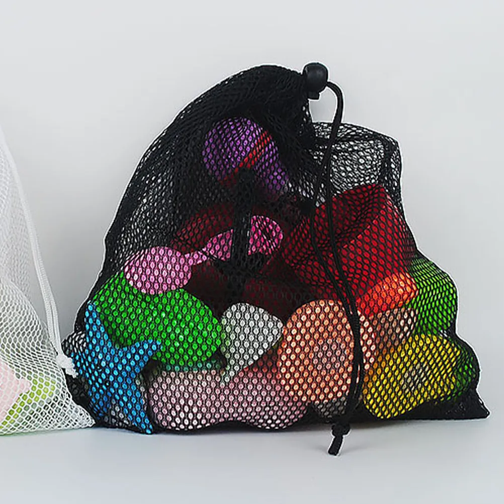 5Pcs Mesh Drawstring Ball Bag Premium Polyester Mesh Net Bag for Golf Balls Table Tennis Balls Toy Bags Net Bags - view 4