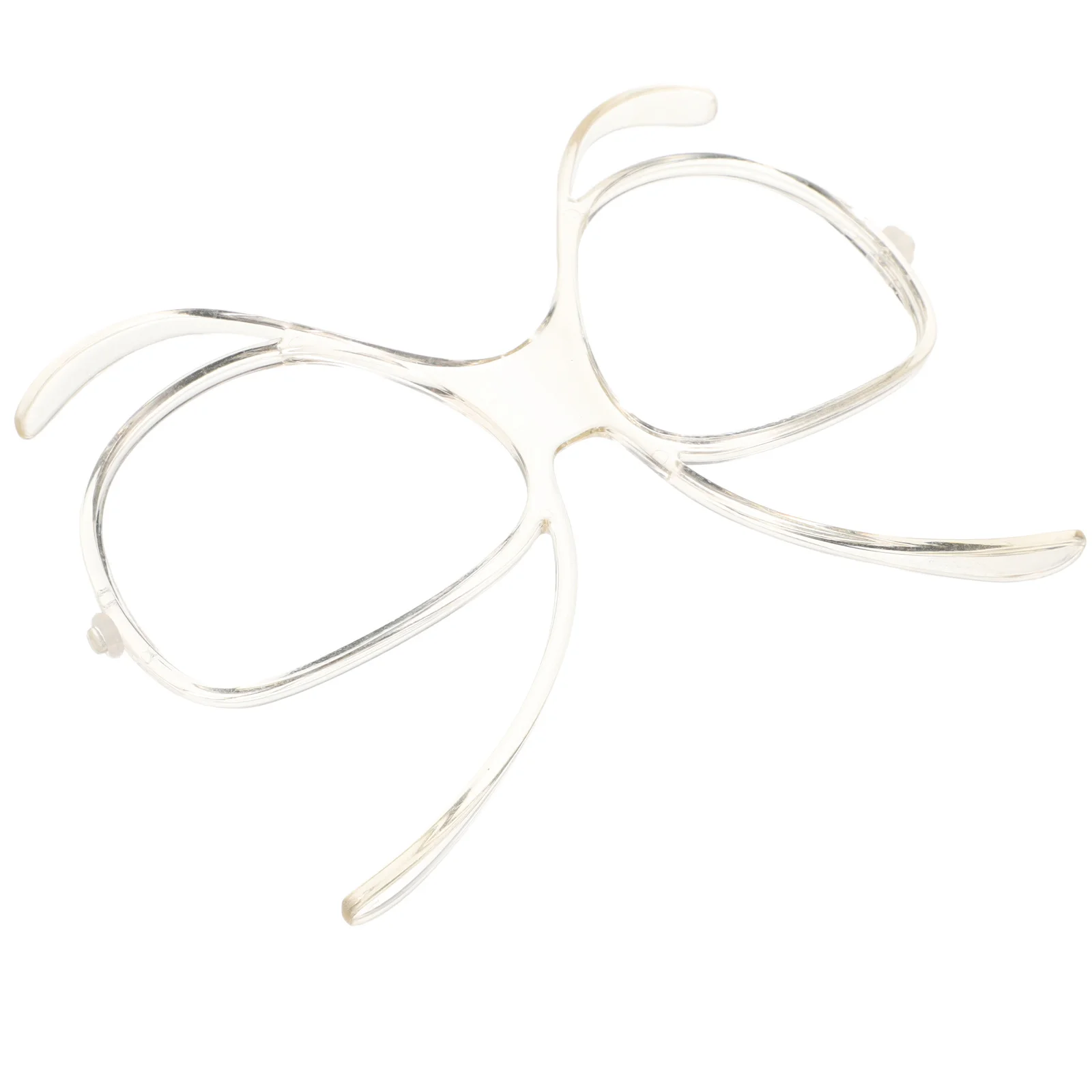 

Snowboard Goggles Insert Universal Size Bendable Optical Adaptor for Glasses Wearers Clear Vision Windproof Stylish Butterfly