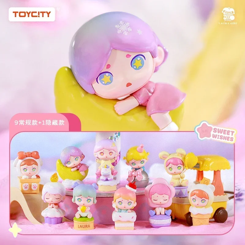 Toycity Laura Sweet Wishes Series Mystery Box Anime Pvc 100% Original Action Figure Collection Model Desktop Ornaments Doll Toys