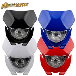 For Kawasaki KLX 230 250 150 110R 230R Motorcycle Halogen Headlight Dirtbike Headlamp Enduro Motocross Modified Accessories