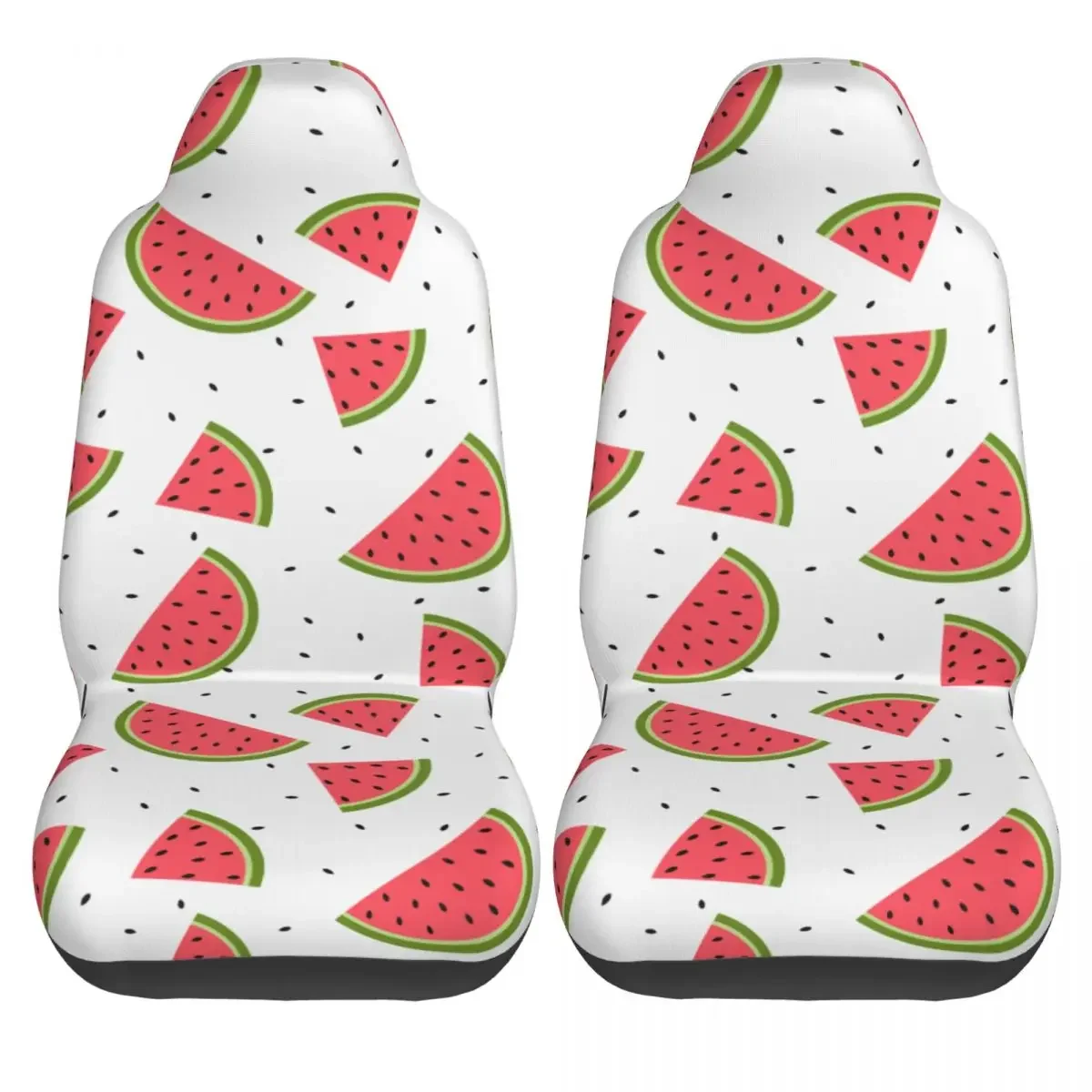 Cute Summer Fruits Watermelon Universal Car Seat Cover Four Seasons For SUV Seat Cushion/Cover Polyester Hunting