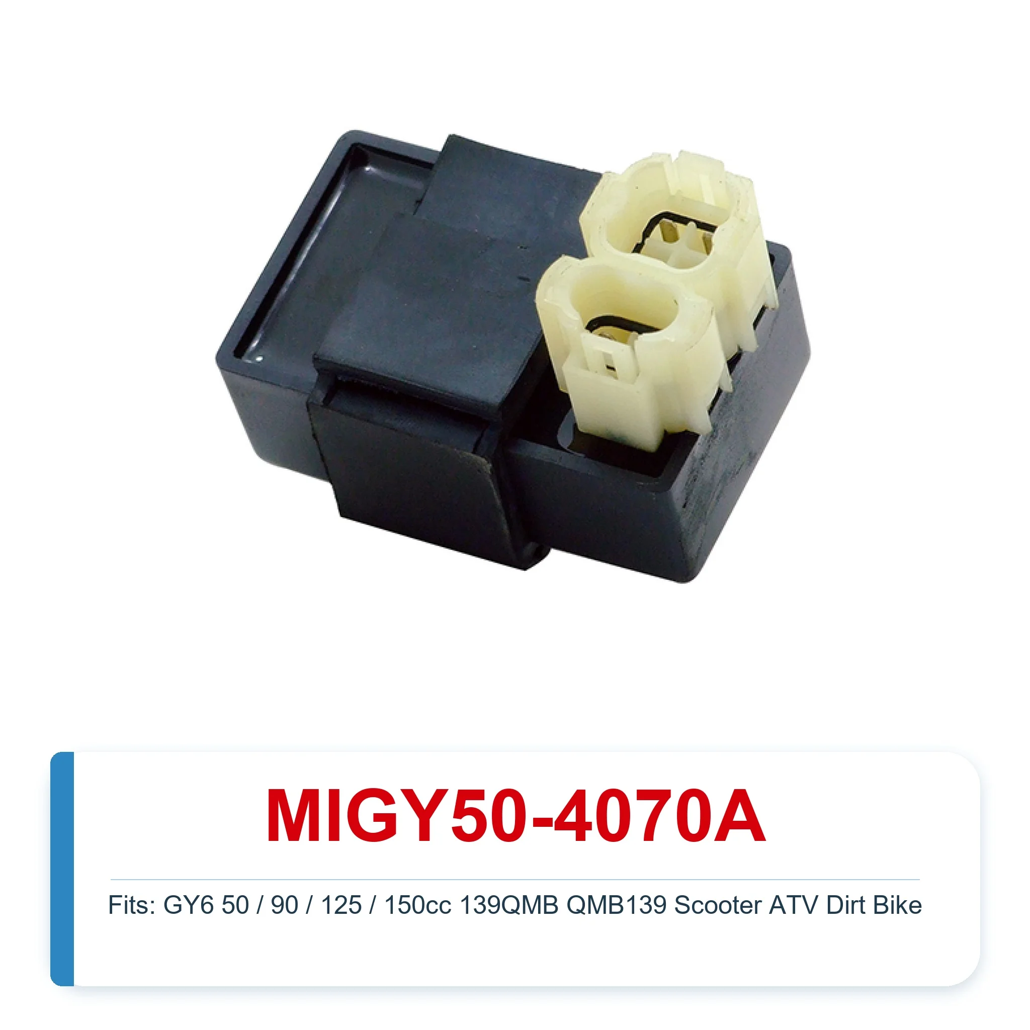 6 Pin AC CDI Module MIGY50-4070A Unrestricted 11000rpm Ignitor for GY6 50cc 125cc 150cc Scooter ATV