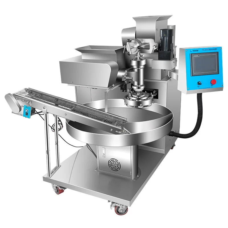 Máquina automática mochi, imitación hecha a mano, máquina para envolver polvos, coco triturado, Ciba