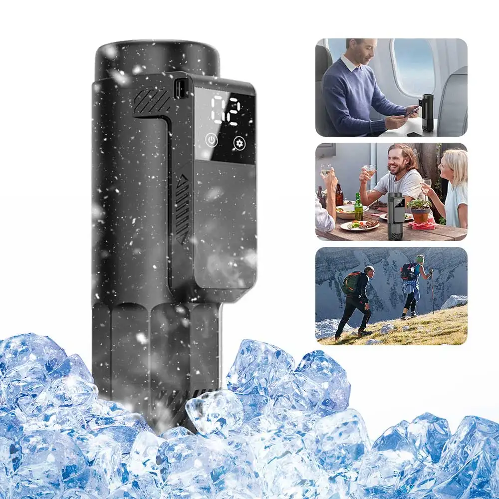 LCD Refrigerator Insulin Pens Refrigerated Cups Portable Diabetic Insulated Medicine Travels Cooler Profession Car Refrigerator