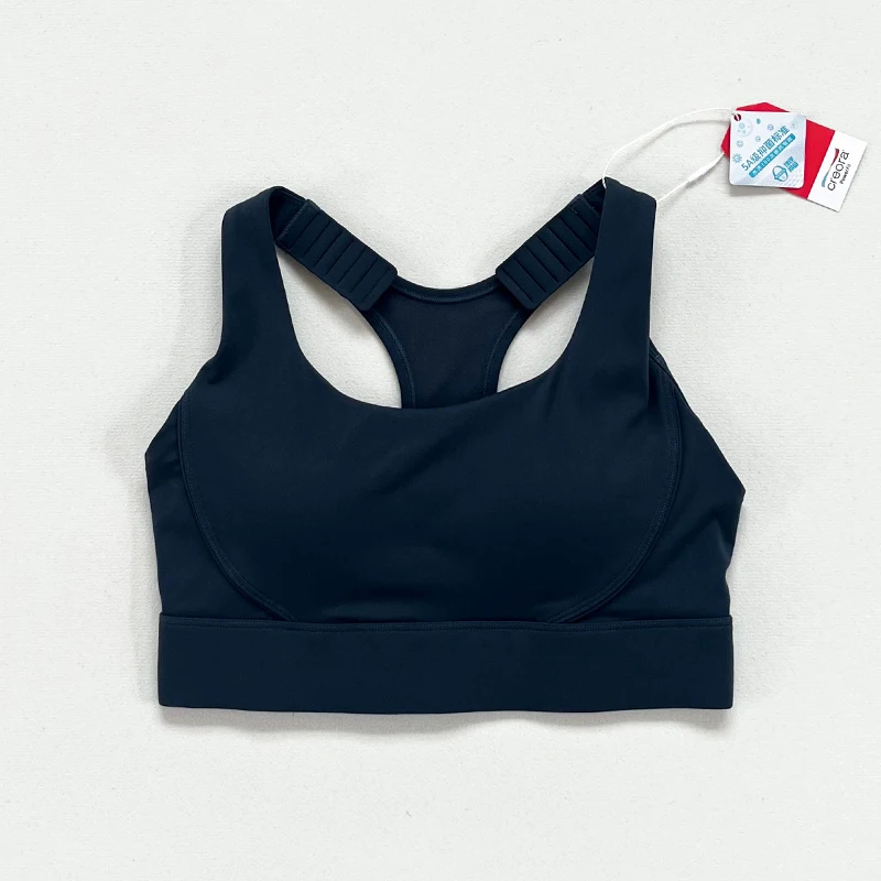 Yoga fitness bras, seamless cotton breathable invisible women's bras, pure color yoga fitness bras