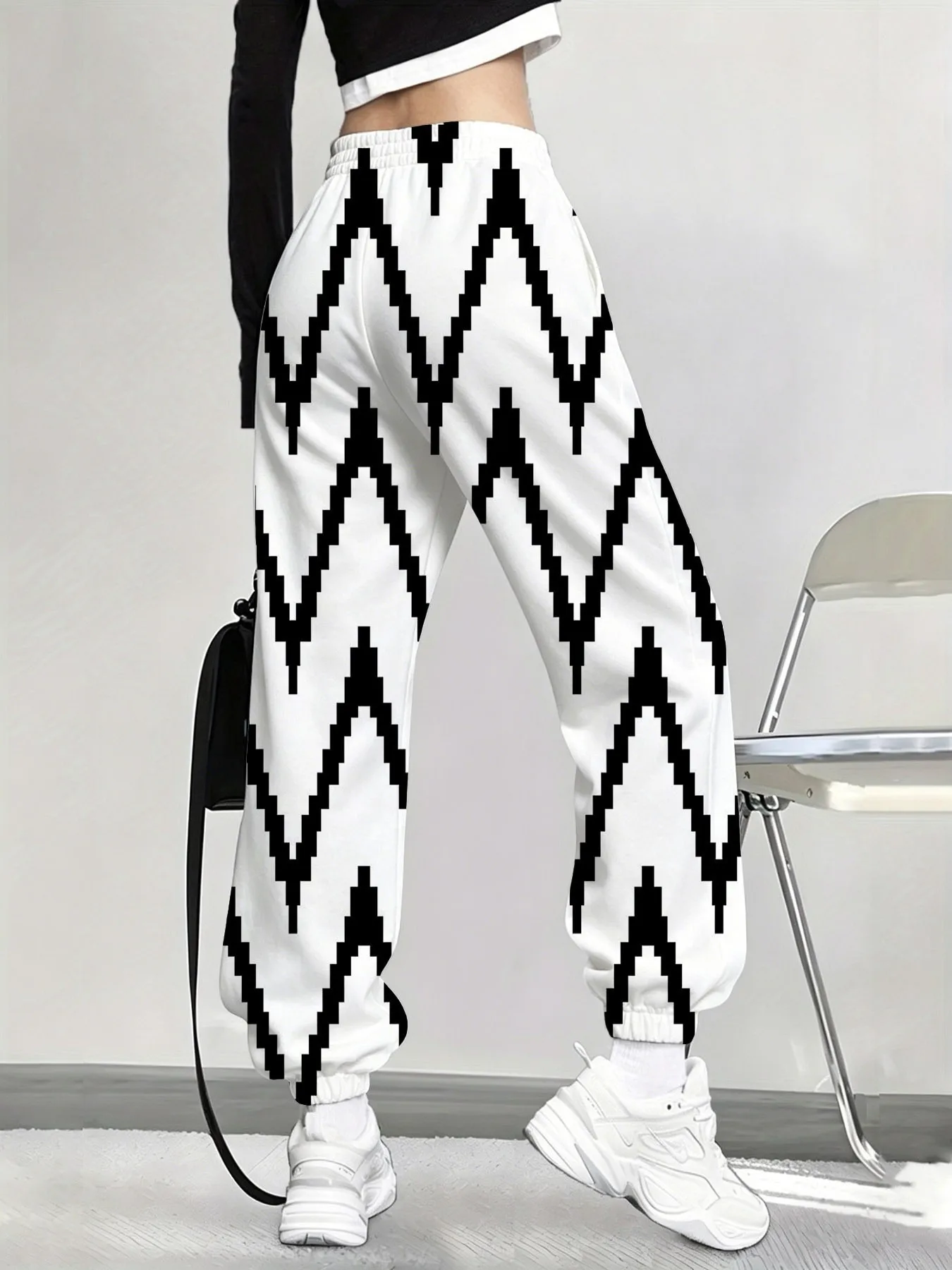 2026 autumn and winter new style street fashion casual comfortable easy-matching 3D pattern printed women's pants