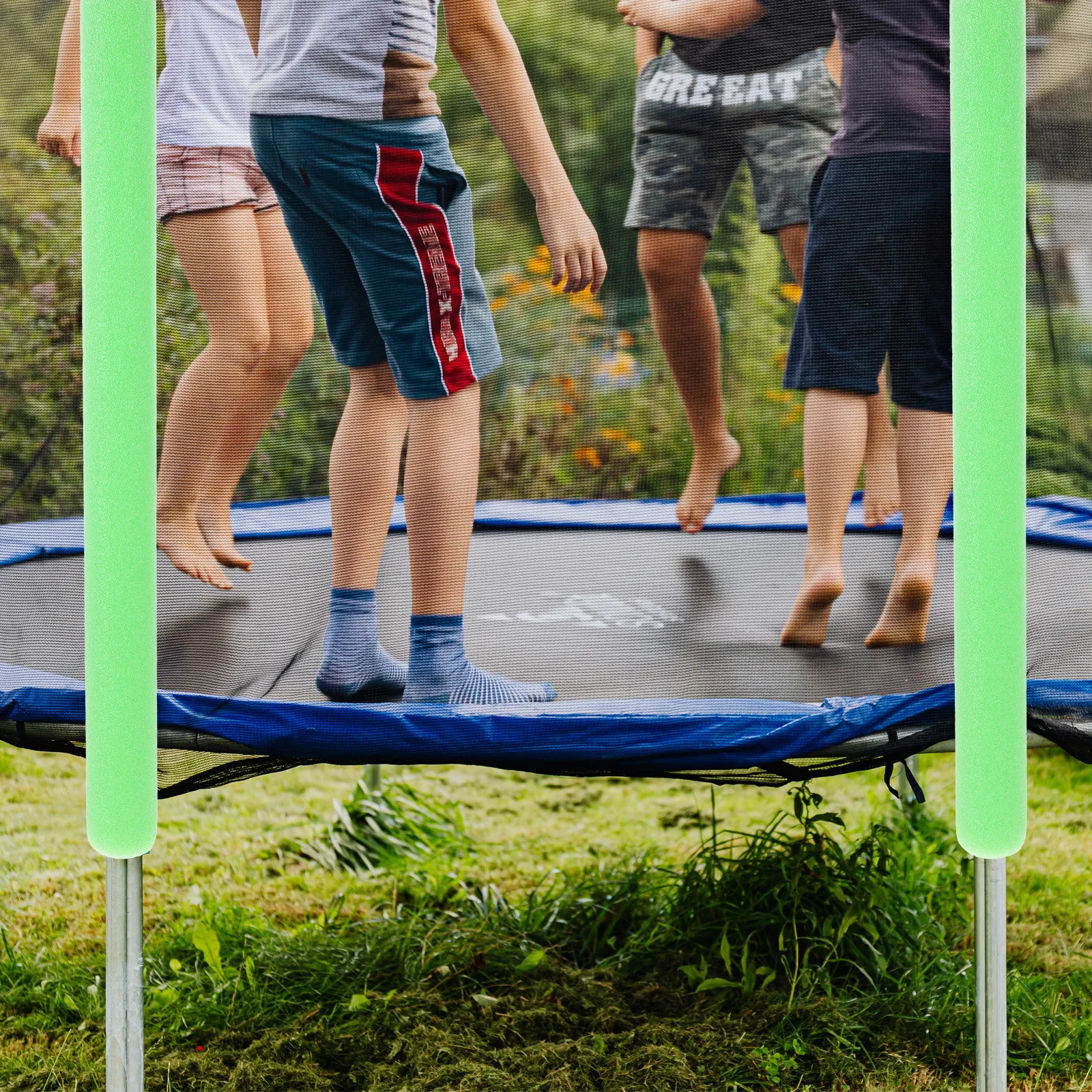 10Pcs Trampoline Pole Sleeves Foam Padding Covers for Metal Poles Enhanced Safety Easy Installation Trampoline Pole Covers