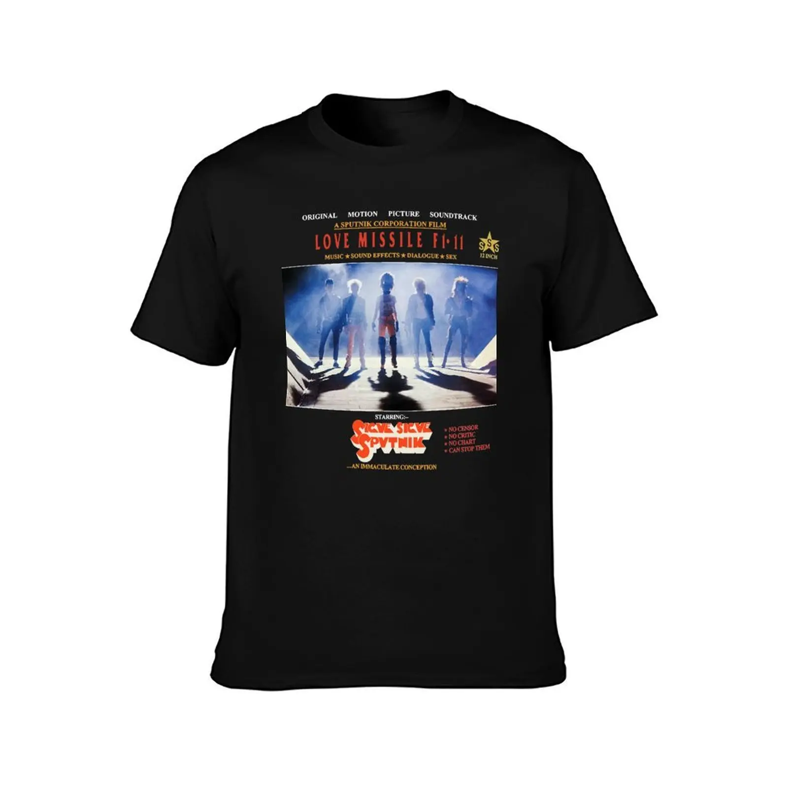 Sigue Sigue Sputnik - An Immaculate Conception T-Shirt, Summer Casual Cotton Tee, Oversized Streetwear Tops, Unisex Men Women