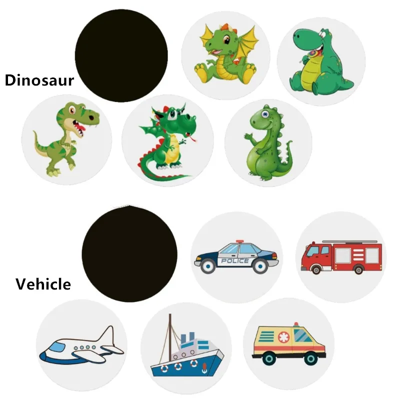 Potty Training Stickers Reusable Cartoon Dinosaur Pattern Sticker For Boys Girls Toilet Color Changing Pee Stickers Tool