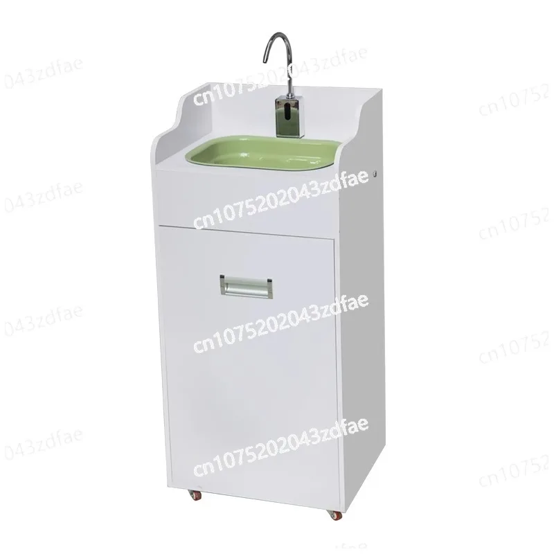 Mobile induction outdoor water storage type installation-free cosmetic dental clinic contactless sink