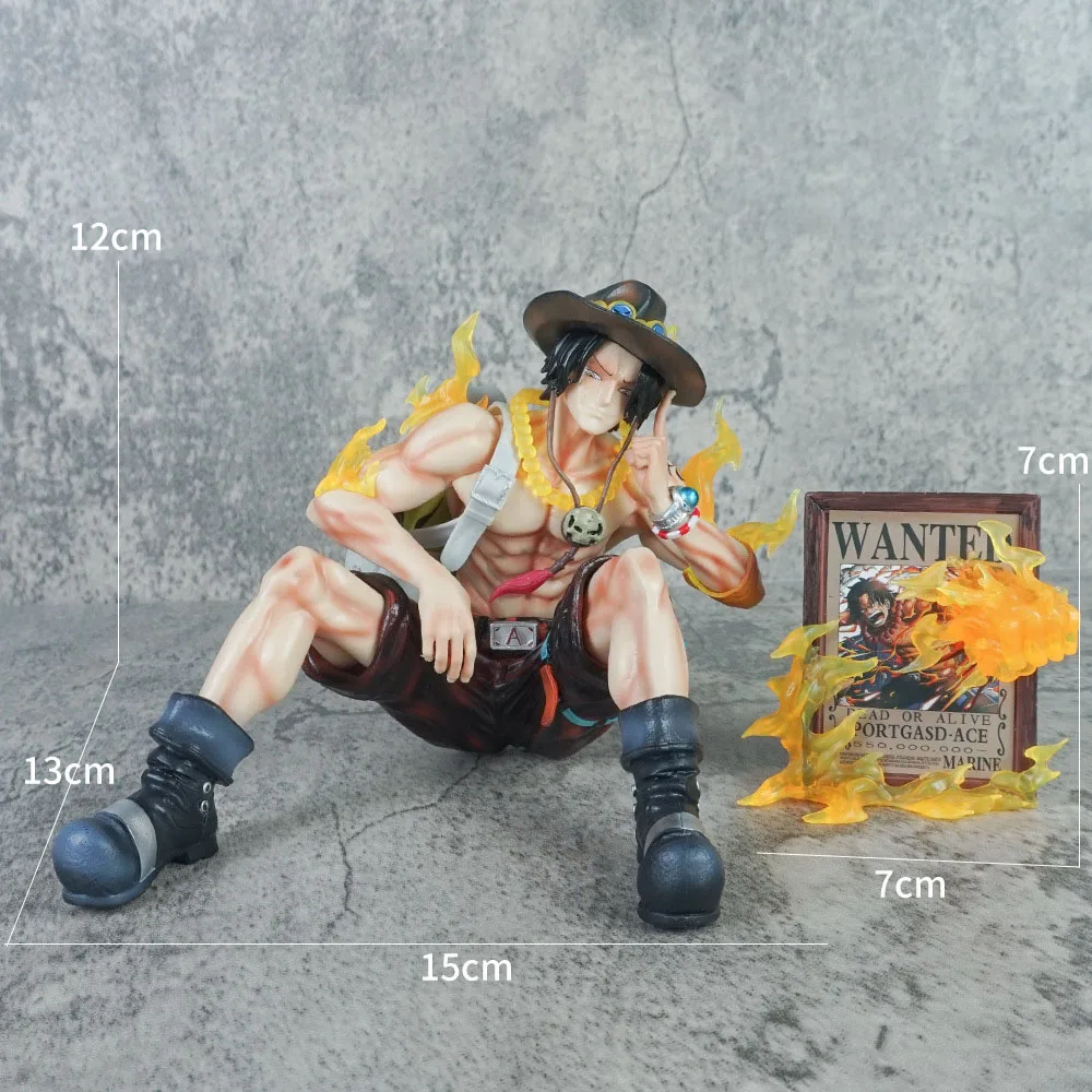 أنيمي يجلس قبضة النار الرقم البلاستيكية ، قطعة واحدة ، نموذج الآس ، زخرفة سطح المكتب ، نموذج تحصيل ، الأحمر والأصفر ، اللعب العصرية ، لعب الهدايا ، جديدة #4