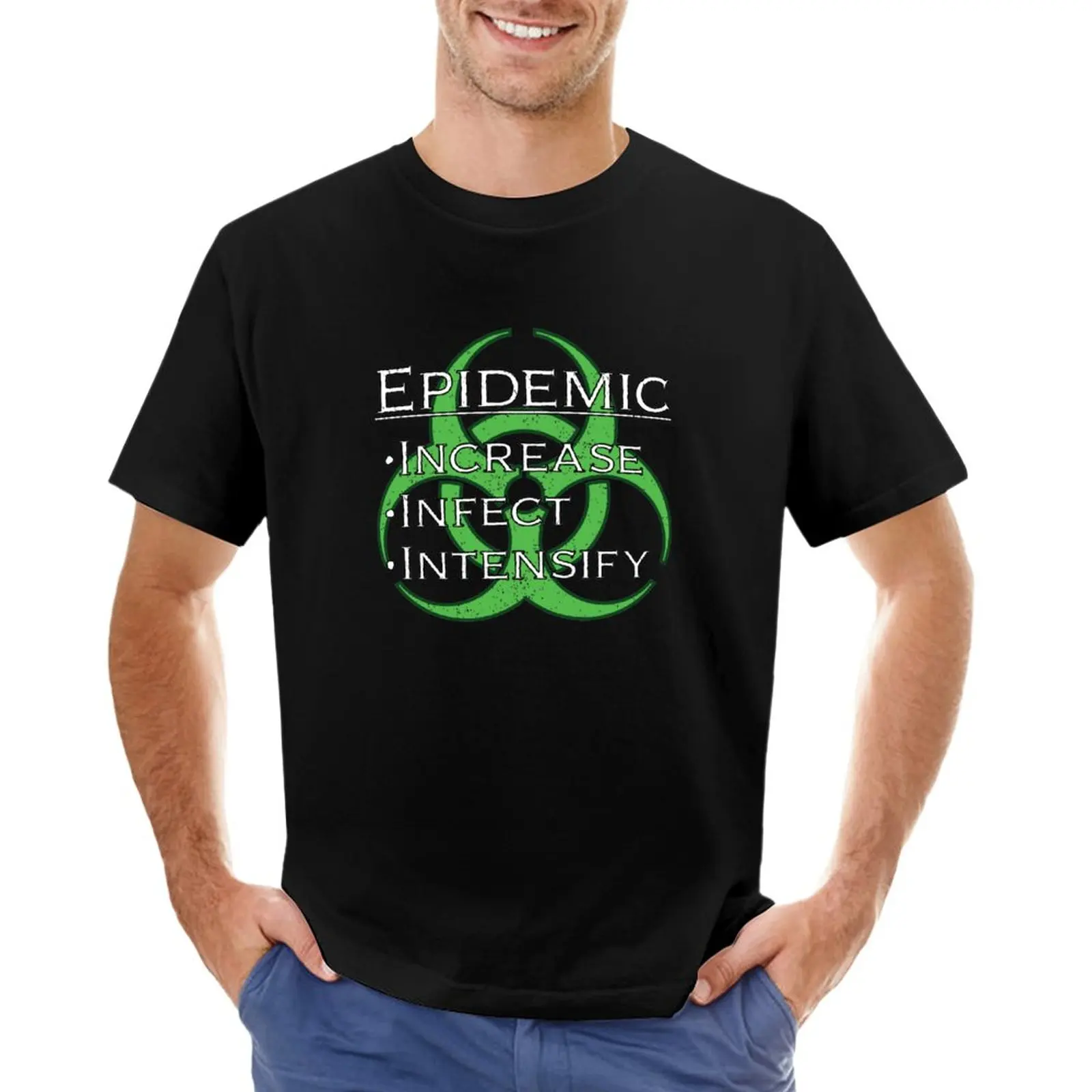 

Epidemic card from the Pandemic board game T-Shirt animal prinfor boys quick drying Men's clothing