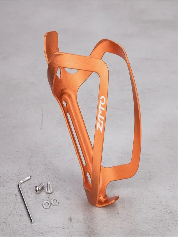 AliExpress NONE Aluminum Alloy Water Bottle Cage for Mountain Road Bikes Drink Cup Holder Rack Lightweight Durable Universal Cycling Accessory