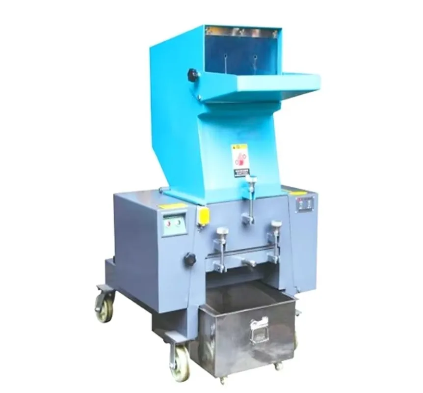

Factory Low Noise Plastic Crusher Automatic Plastic Strip Bottle Film Pipe Crushing Machine