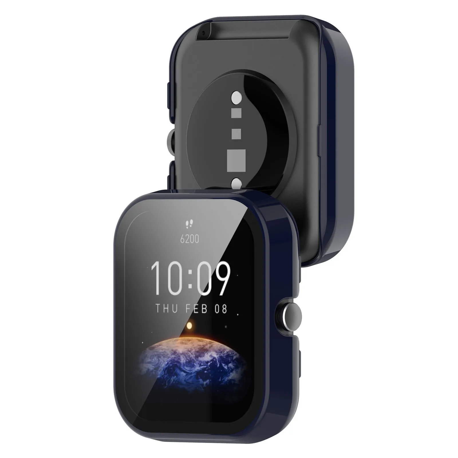 Verre et étui pour Amazfit Bip 3/Bip 3 Pro, accessoires de protection, coque de pare-chocs, cadre, protecteur d'écran anti-rayures, Guatemala