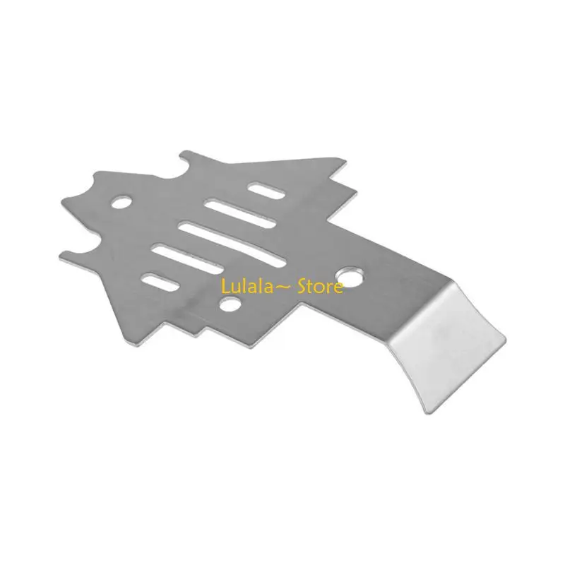 Y4QA 1/10 RC Model Car Stainless Steel Chassis Guard Protective Plate Guard