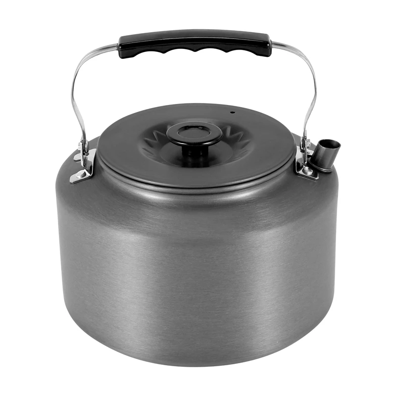Camping Kettle 2.0L Open Campfire Coffee Tea Pot Fast Heating Outdoor Gear Great for Boiling Water Ultralight Portable-AD23