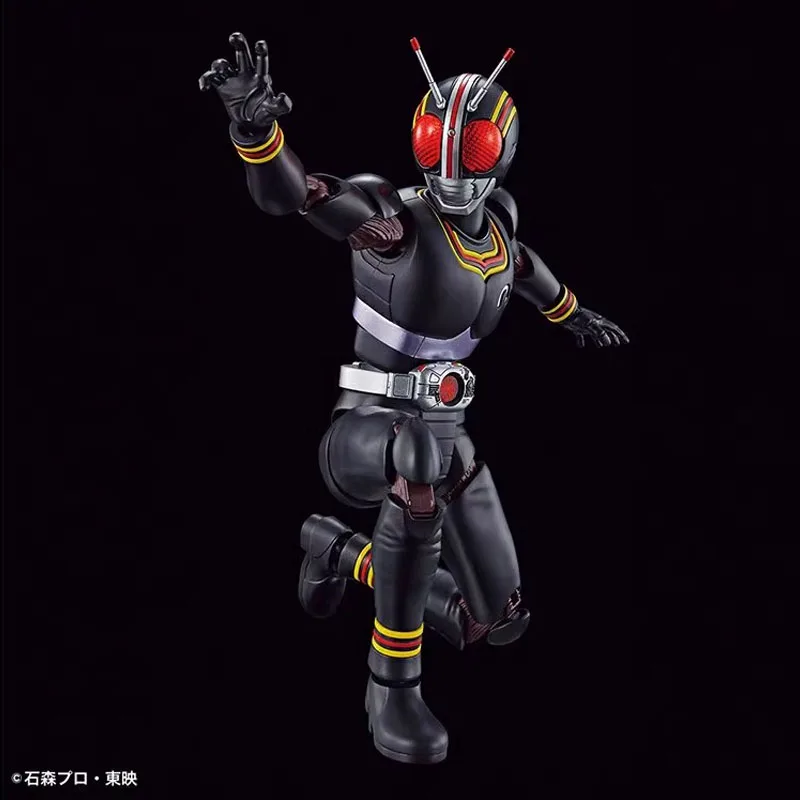 Bandai Original Kamen Rider Model Garage Kit Figure-rise 1/8 Masked Rider Black Anime Action Figure Assembly Model Toys Gift