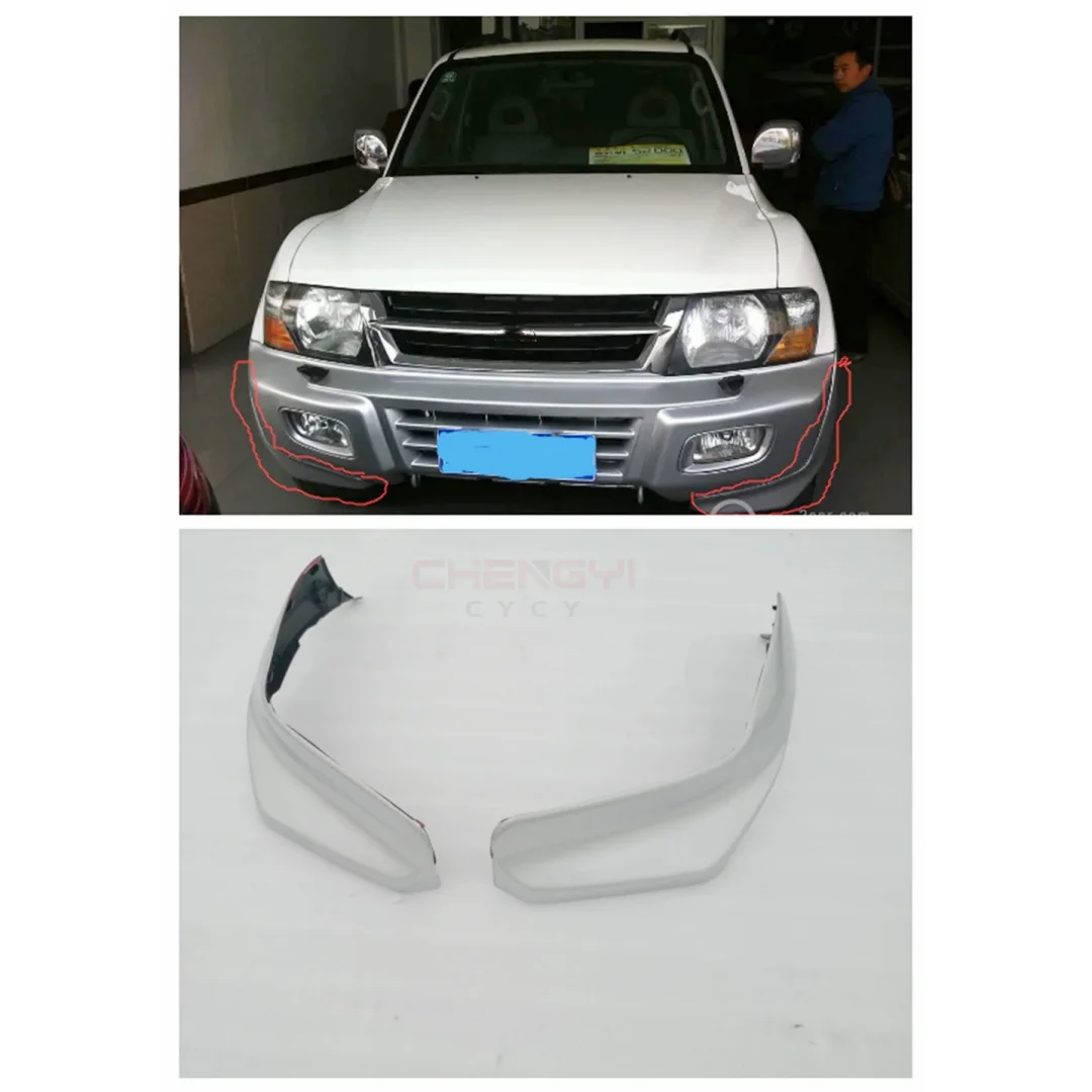 

1PCS Front Bumper Wrap Angle PlasticWrap Angle Fender For Pajero Montero V63W V73W V77W MR520207 MR520208 MR612083 MR612086