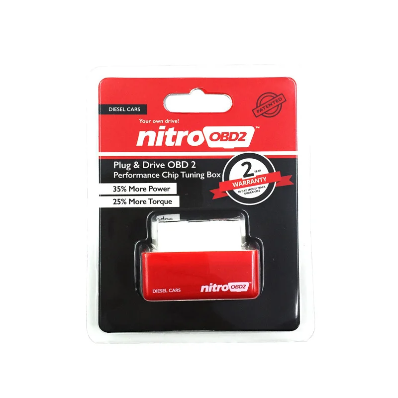 Nitro OBD2 EcoOBD2 ECU Chip Tuning Box Plug & Driver NitroOBD2 Eco OBD2 For Cars 15% Fuel Save More Power