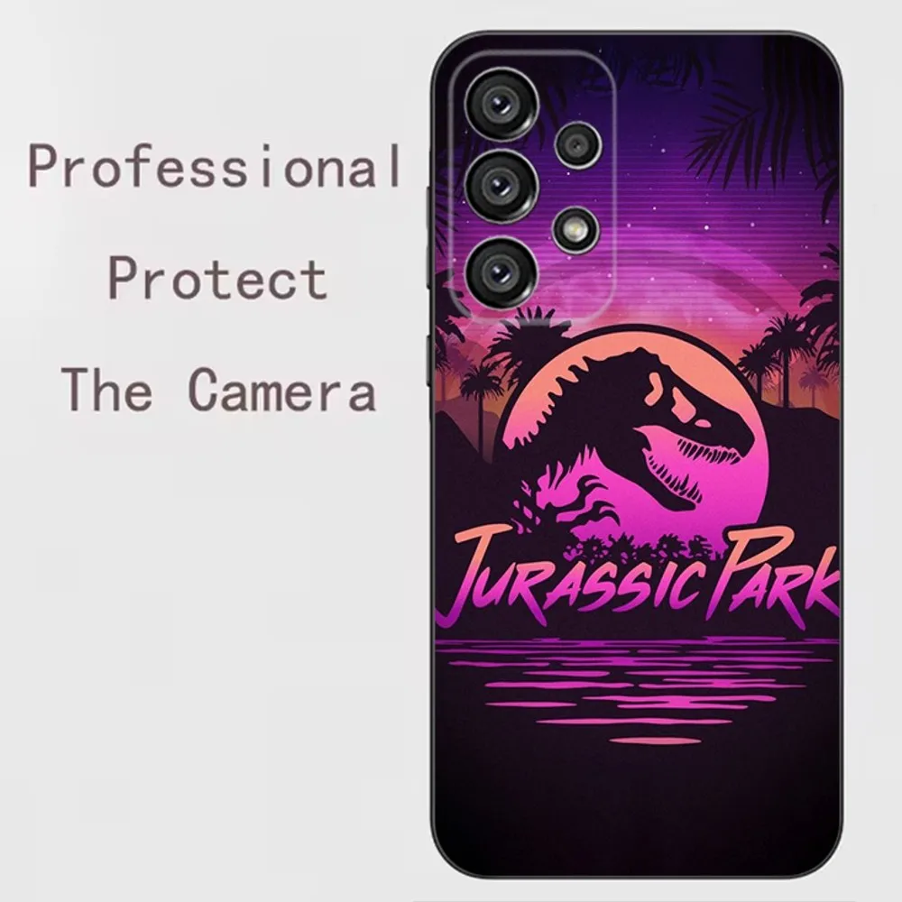 J-Jurassic Park  Phone Case For Samsung Galaxy A91,A80,A73,A72 ,A71,A53A52,A32 ,A31A22,A21s,A20,Black Cover