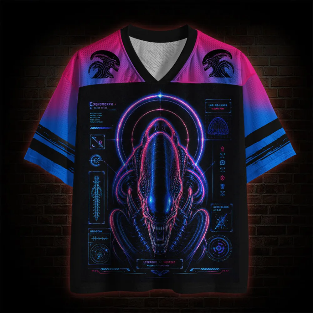 Hot Selling Products, Terrifying Dark Series Clothing, Trendy Men's Short Sleeves Suitable for Sports and Fitness, Bicycles