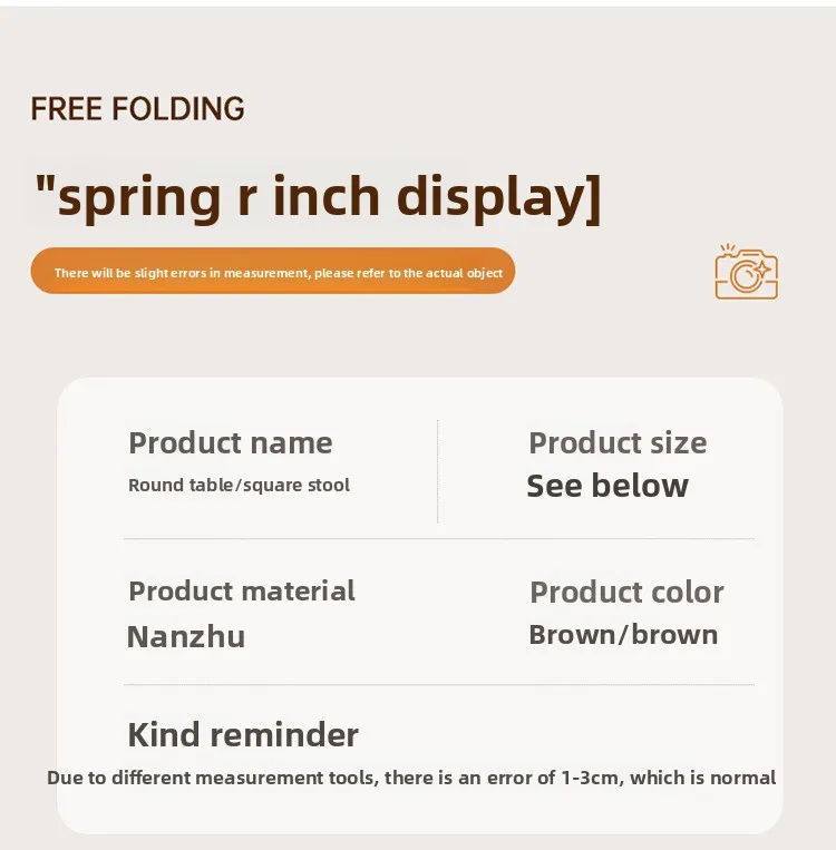 Household small apartment round table dining table, new Chinese simple foldable portable semi-round table