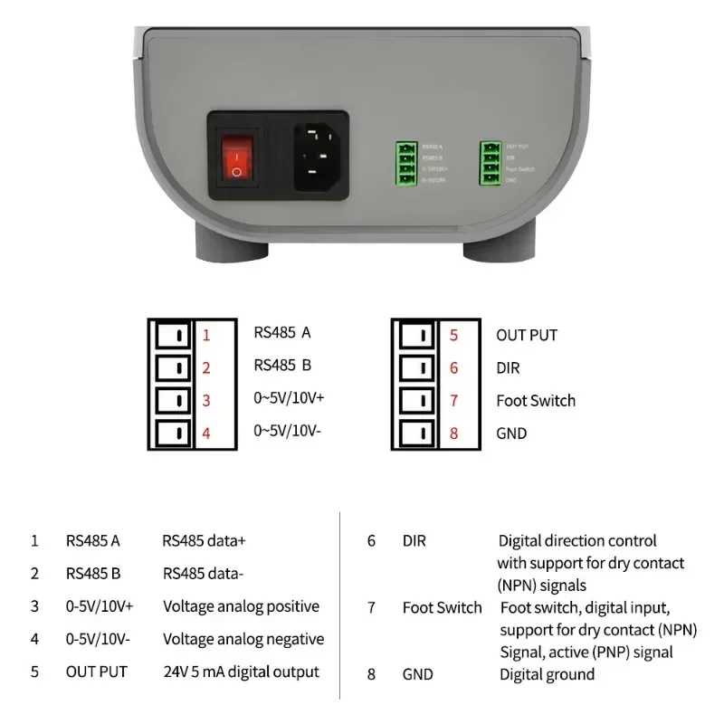 Kamoer UIP-WIFI-E 1500ml/min High Flow Touch Screen Foot Switch Support Intelligent Distributor Peristaltic Pump System Machine