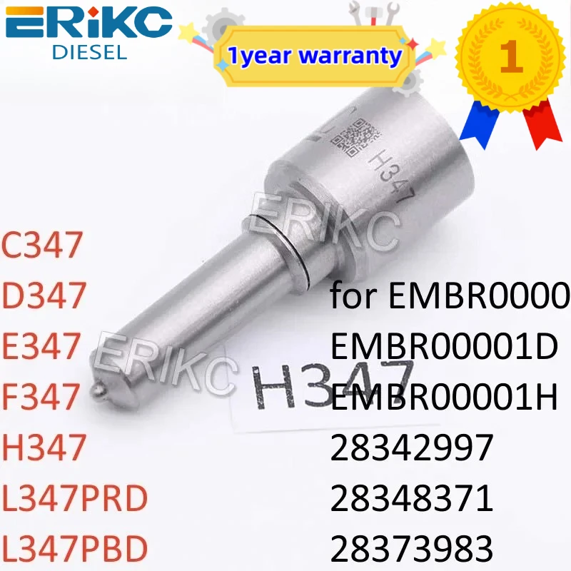 A6510704987 A6510700587 EMBR00301D 28229873 For Fuel Injector Nozzle H347 H375 H374 Sprayer Nozzle Tip H364