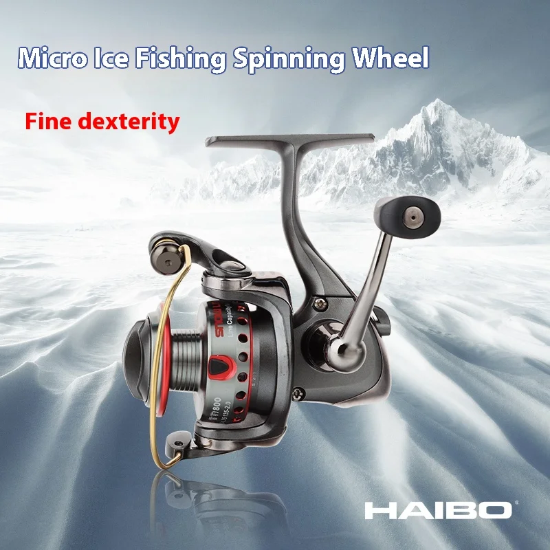 

НОВЫЕ спиннинговые рыболовные катушки Haibo 191 г 5,2:1, цельнометаллические мини-рыболовные катушки для подледной рыбалки на яхте