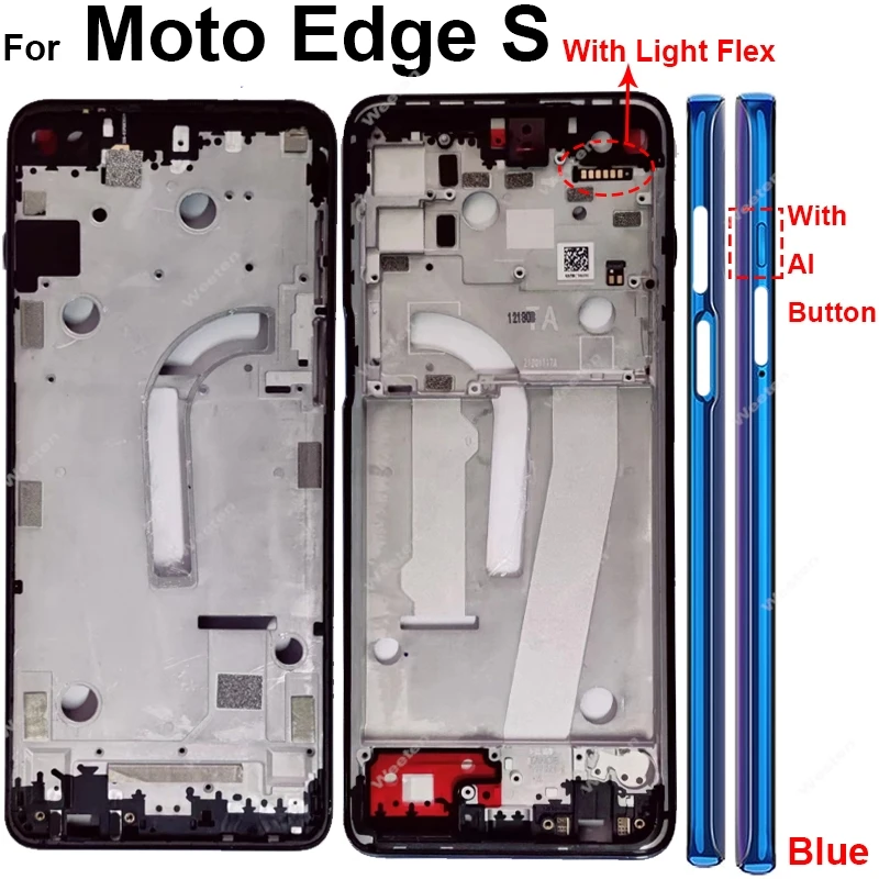 Middle Frame For Motorola Moto Edge Plus Edge S Pro Edge 20 Pro Edge S30 Middle Frame Housing LCD Front Frame Bezel Repair Parts