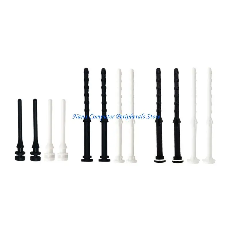 

F68C 10 шт. 25 мм вентилятор в корпусе ПК с шумоподавлением и вибрацией, винтовой вентилятор, мягкий силикон