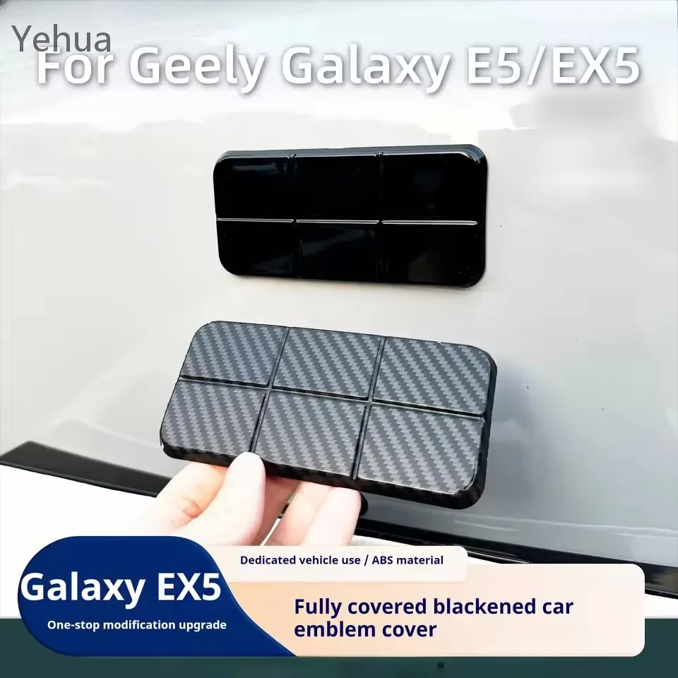

Black Warrior Decor Steering Wheel Emblem Front Car Emblem For Geely Galaxy E5 EX5 Car Emblem Blackening Modification Accessory