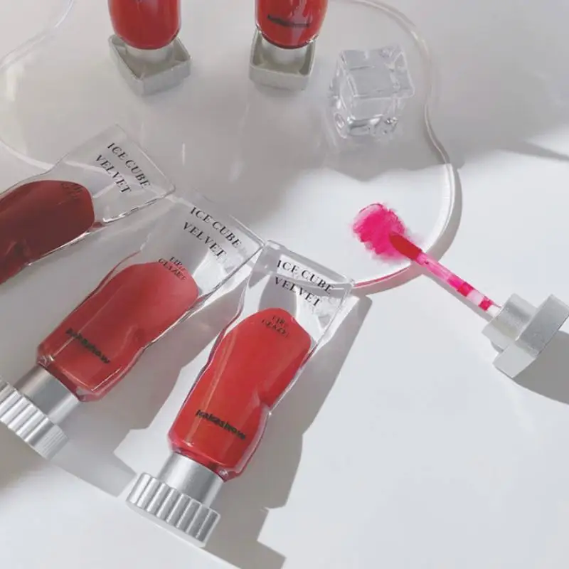 【HBA】Lce Crystal Matte Lip Gloss Rossetto Idratante a lunga durata Shine Trucco per prodotti per il trucco regalo Cura delle labbra