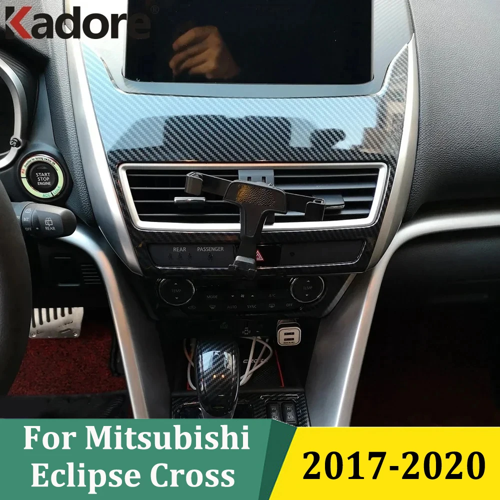 

For Mitsubishi Eclipse Cross 2017-2019 2020 Front Air Condition Vent Cover Center Conrol Dashboard Panel Trim Car Accessories