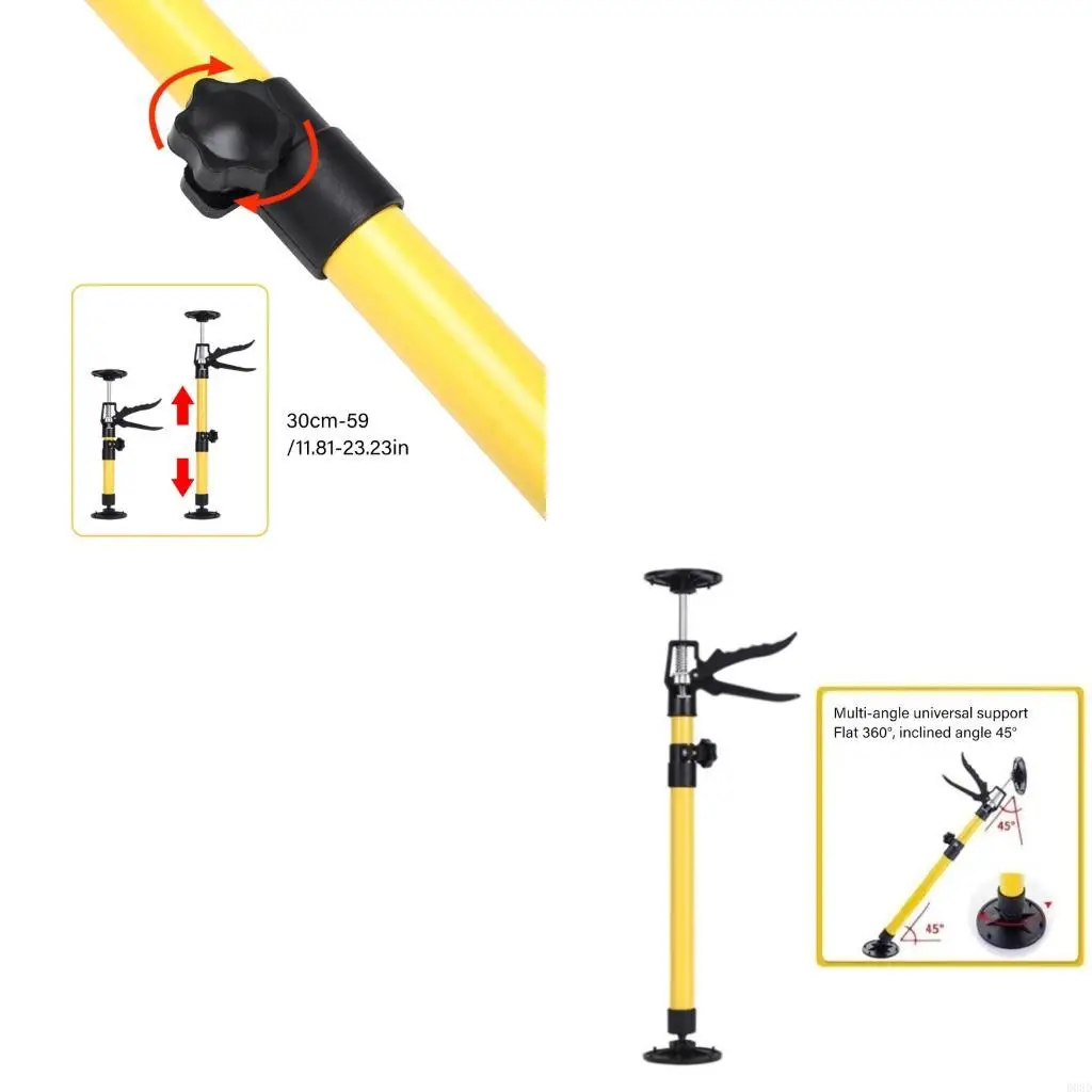 

D08D Versatile Adjustable Support Rod for Cabinet Wardrobe Bookshelves Sturdy Use Home