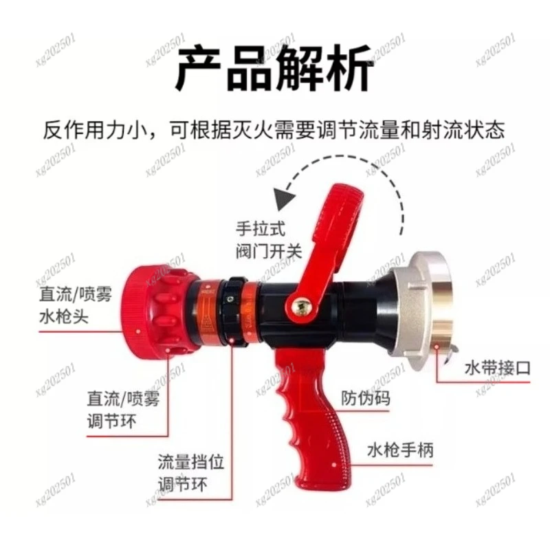 Applicable to multi-functional environment-friendly nozzle adjustable DC spray
