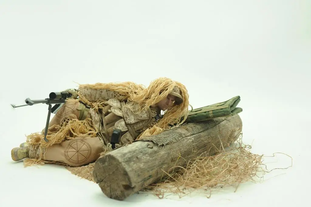 نموذج جندي القوات الخاصة لجيش الصحراء بمقياس 1/6 مقاس 12 بوصة #5